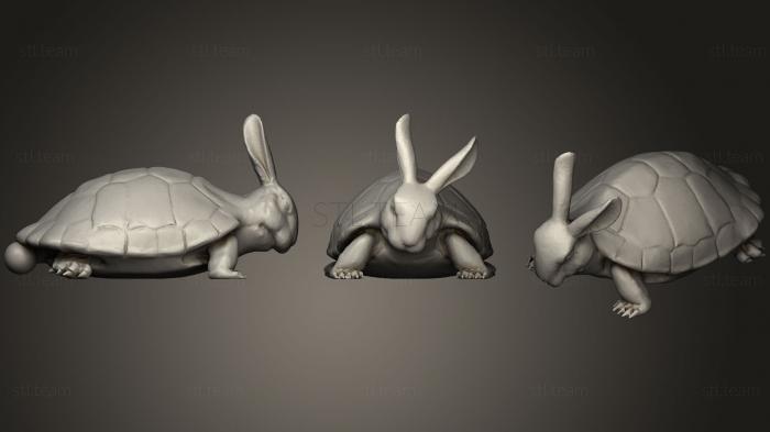 3D модель Заяц-черепаха (STL)